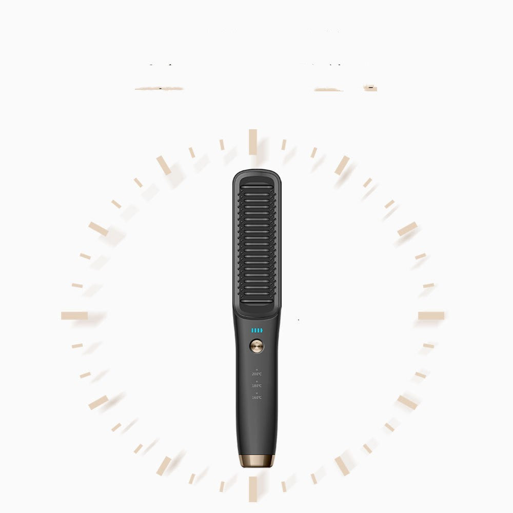 Brosse lissante sans fil rechargeable