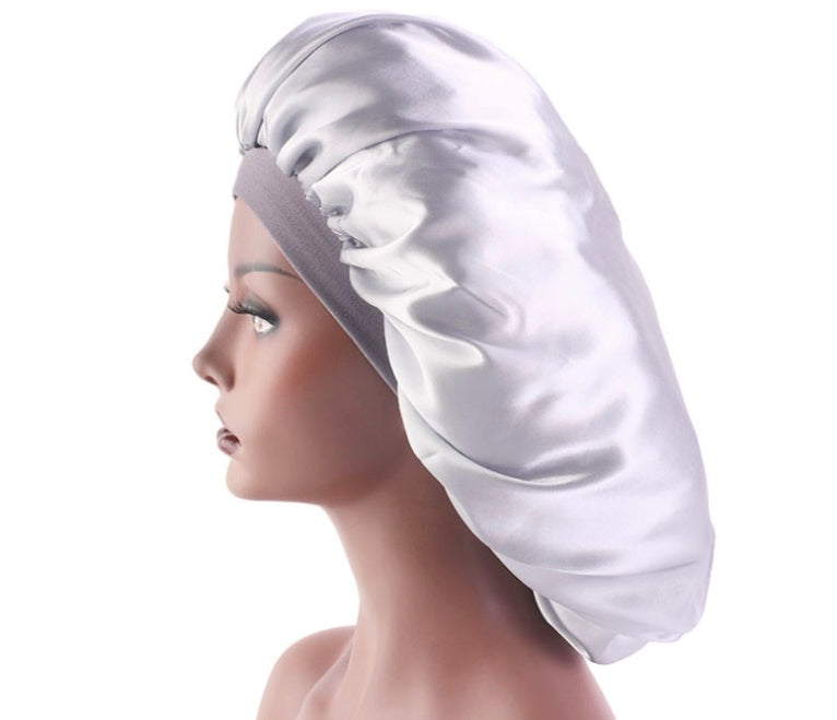 Bonnet en satin- Idéal pour la nuit, les voyages