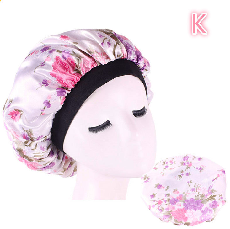 Bonnet en satin- Idéal pour la nuit, les voyages