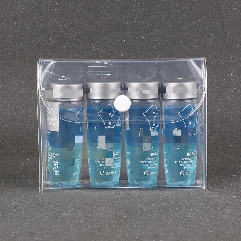 Trousse de voyage transparente solide