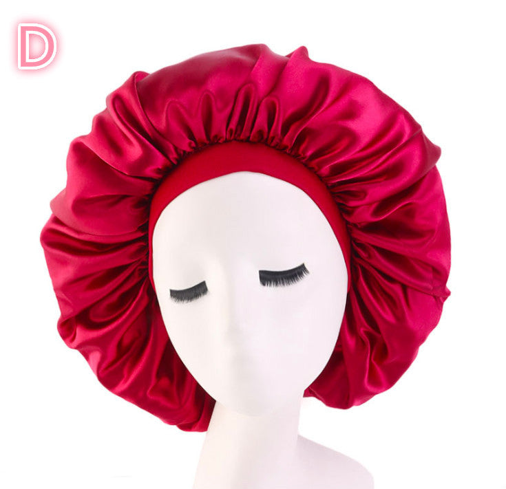 Bonnet en satin- Idéal pour la nuit, les voyages