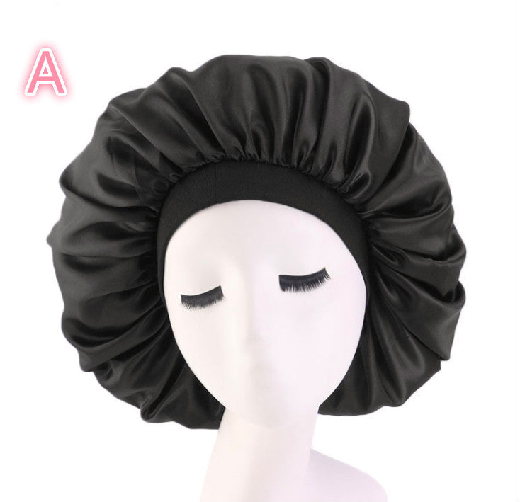 Bonnet en satin- Idéal pour la nuit, les voyages