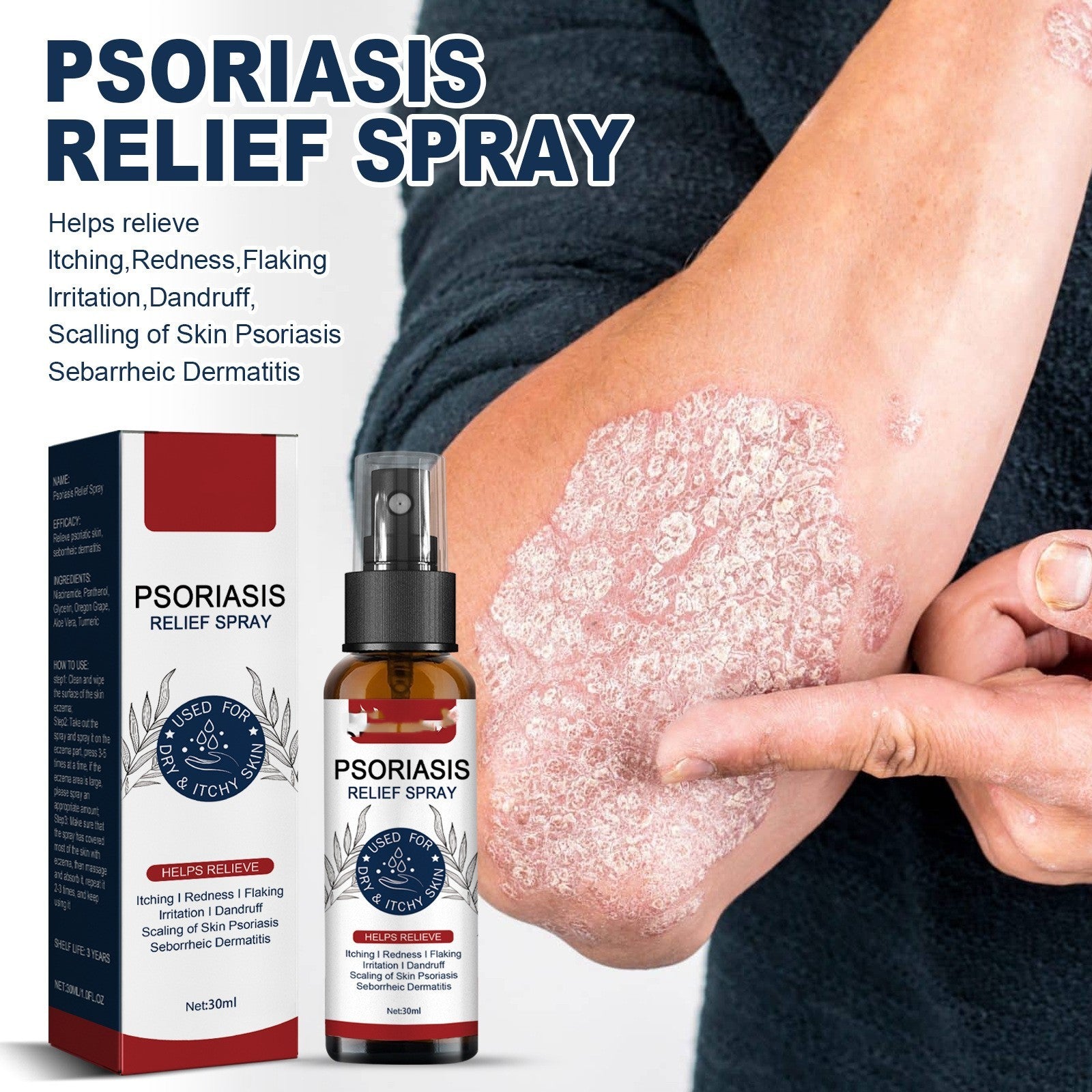 Spray Calmant Psoriasis – Soulagement & Hydratation Instantanés